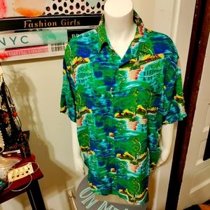 Men's Hawaiian Vacation Shirt size Large